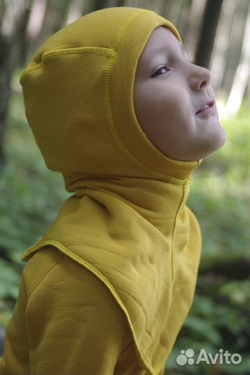 Шапка-шлем (подшлемник) детский разные цвета