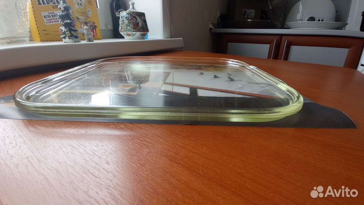 Чайный сервиз СССР, стекло поднос,кострюля,крышка