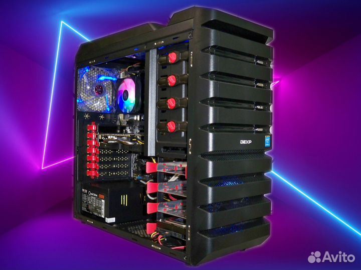 Игр пк Intel Core i5-7400/ 16gb/ R7 370 4GB/SSD