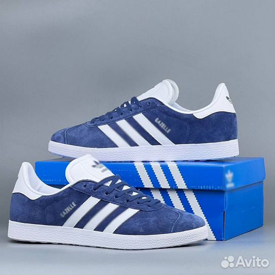 Кроссовки adidas gazelle blue