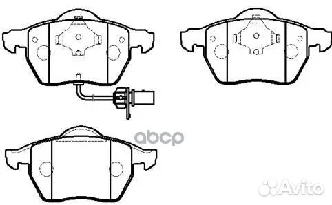 Колодки тормозные дисковые audi: A6 2.0 tfsi, A