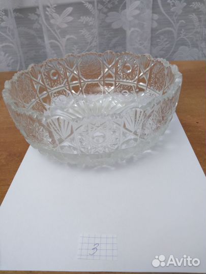 Хрустальная ваза