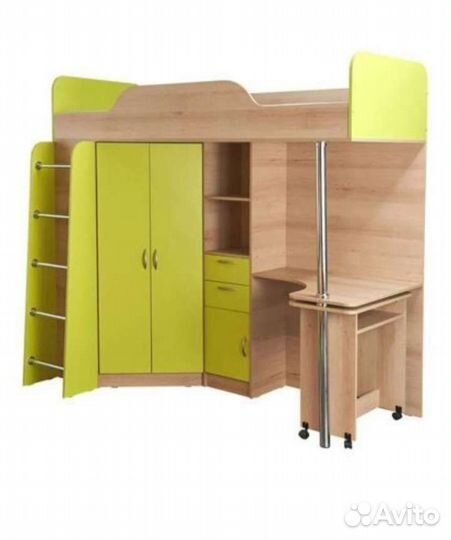 Детская кровать чердак