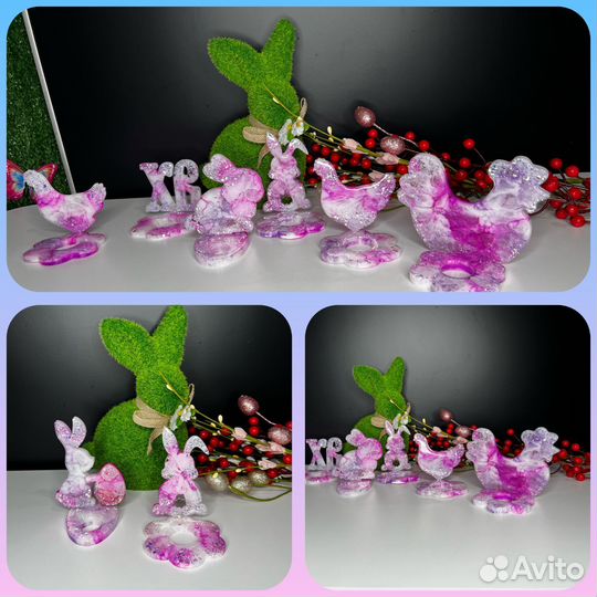 Изделия из эпоксидной смолы, салфетница, подставки