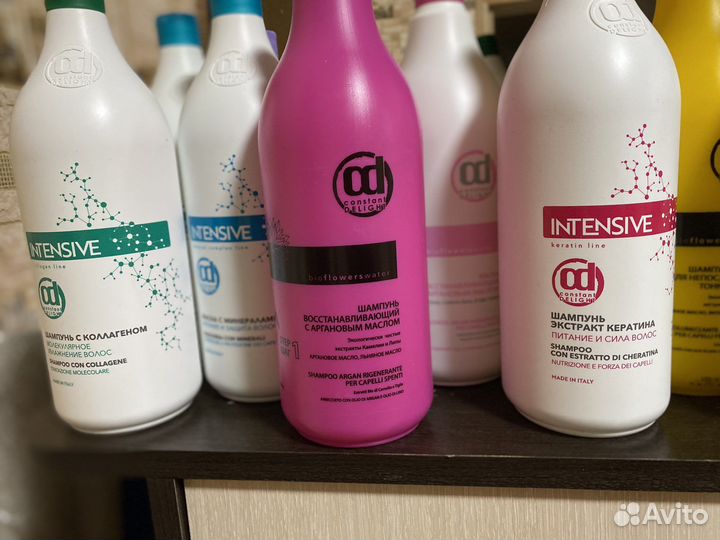 Профессиональные шампуни, маски constant delight