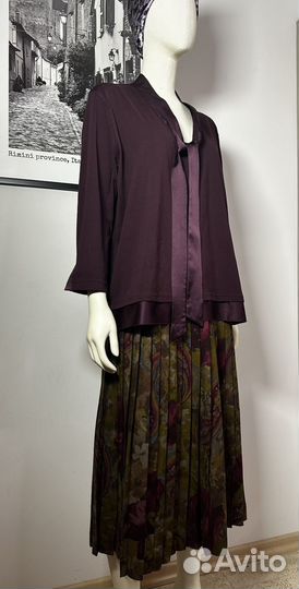 Marccain элегантная блуза с шелком 50-54