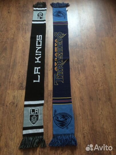 Шарфы Нхл Атланта и ла Кингз