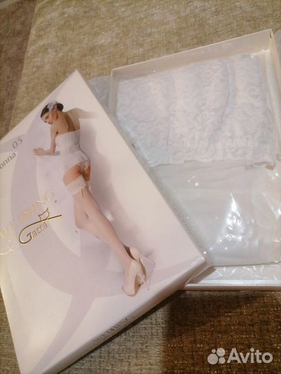 Чулки белые