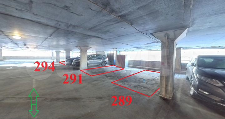 Машиноместо, 12 м²