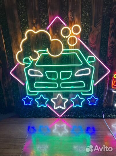 Неоновая вывеска от производителя