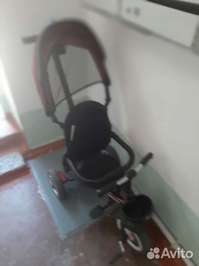 Детский велосипед с родительской ручкой