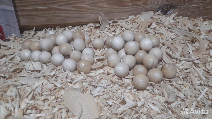 Шарики точеные липа