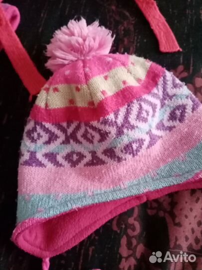 Шапка для девочки осень lassie