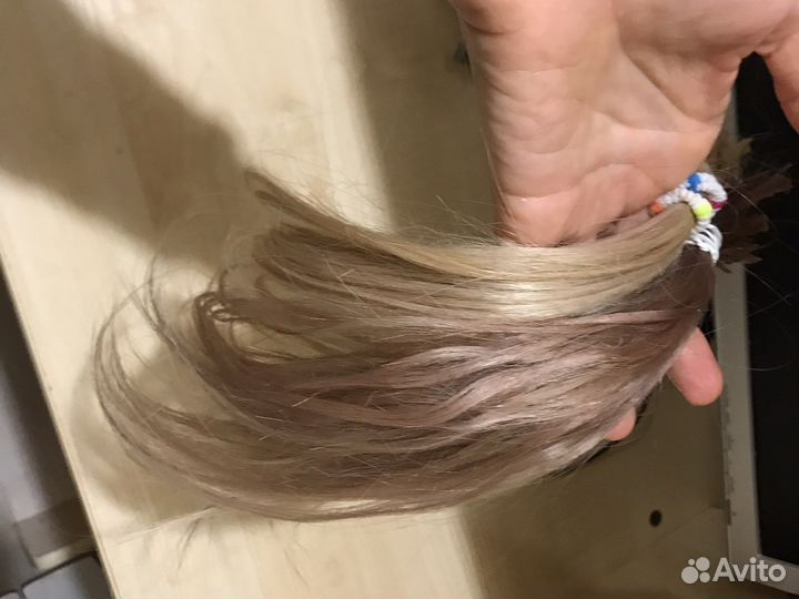 Волосы для наращивания б/у 30 см