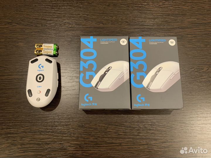 Беспроводная мышь новая Logitech G304 белая