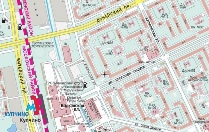 Продажа помещения в районе метро Купчино, 34 м²