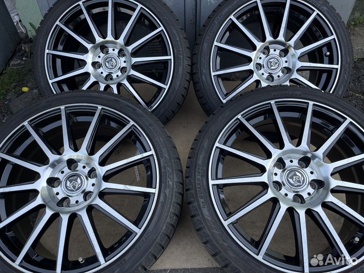 Колеса weds YJM 225/40/18 5/114,3 липучка