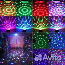 Светодиодный дискошар LED Magic Ball Light MP3
