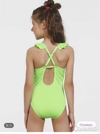 Купальник слитный новый 104-110
