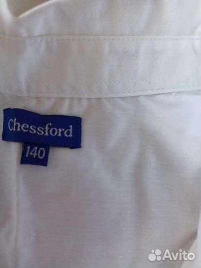 Рубашка белая для маличика140