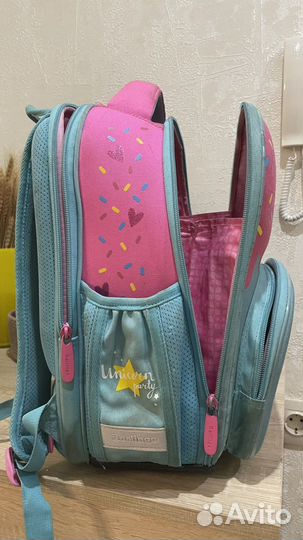 Рюкзак школьный для девочки + мешок для сменки