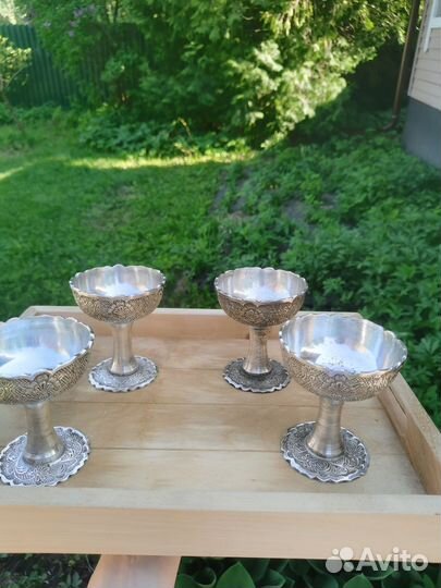 Креманки для мороженого винтаж Индия