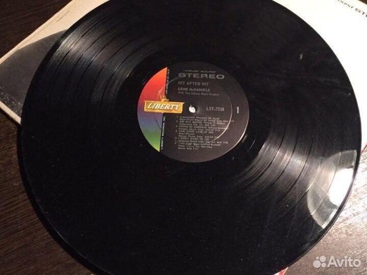 Пластинка McDaniels. Point of no return. 1962 LP