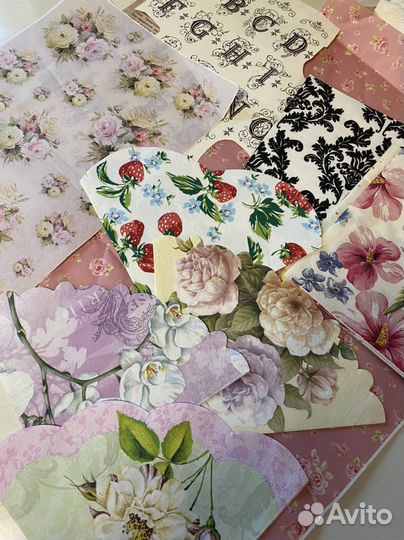 Салфетки для декупажа пакетом