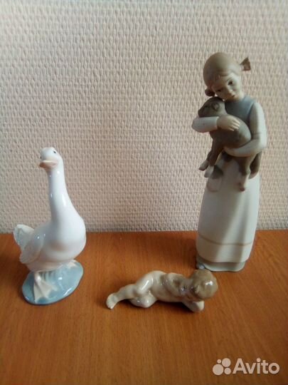 Фарфоровые статуэтки Nao, Lladro. Испания