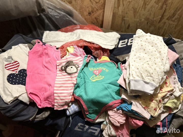 Детские вещи(большой пакет) с 0 до 6 месяцев