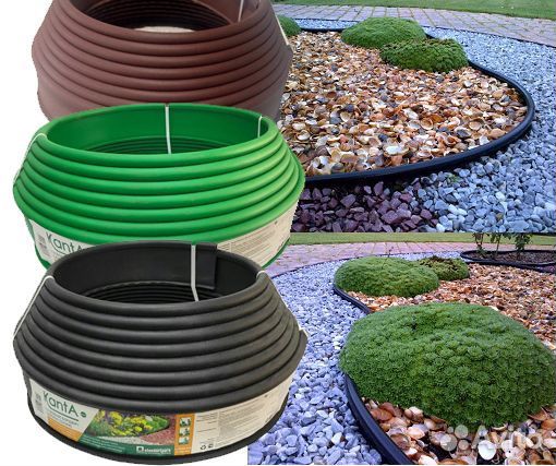 Садовый бордюр канта кантри бордюрная лента