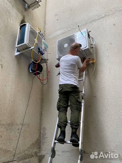 Кондиционер сплит-система с установкой
