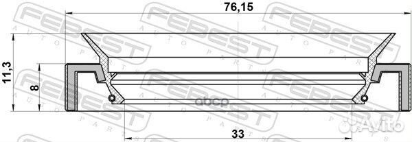 Сальник привода honda civic 95