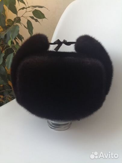 Норковая шапка мужская