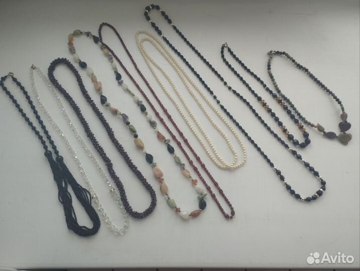 Бусы Броши Кулоны Серьги Бижутерия времён СССР