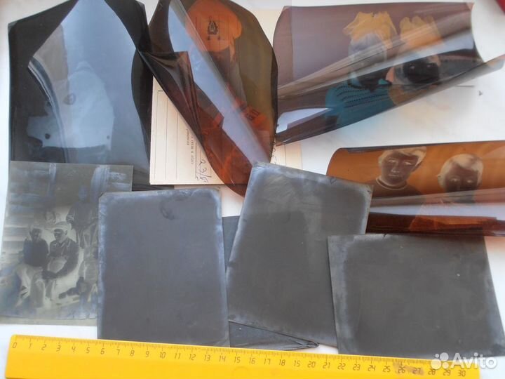 СССР Негативы На стекле Студийные