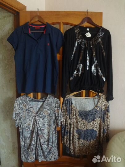 Пакетом современные женские вещи,46-48 р-р, все за