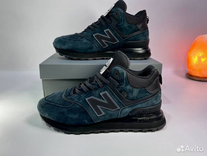 Кроссовки New Balance 574 Stone Island зима