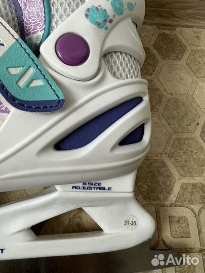 Коньки раздвижные 31-36 размер