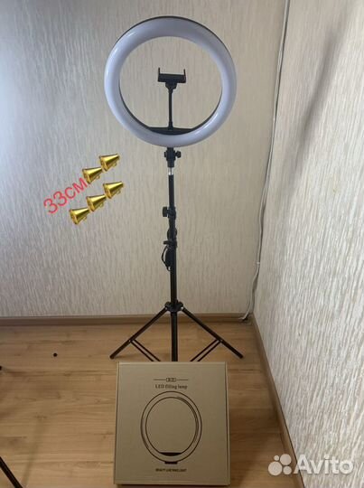 Кольцевая лампа диаметр 45,36,33,26,20,16см