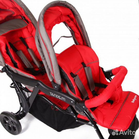 Коляска для двойни или погодок Baby Care Tandem