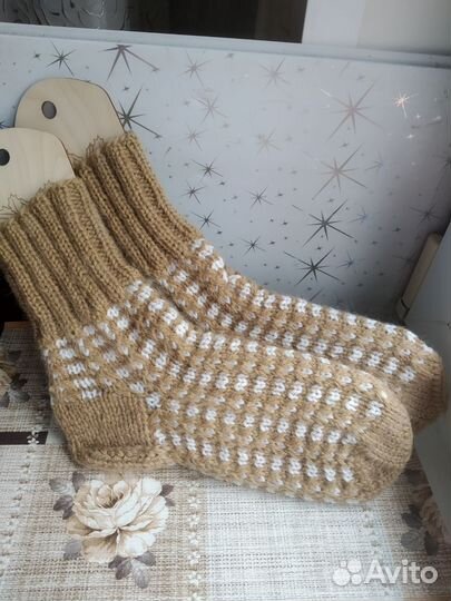 Носки чисто шерстяные