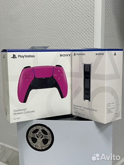 Геймпад ps5 + зарядная станция ps5 (новые, ориг.)