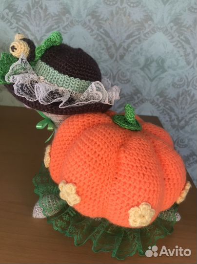 Вязанная черепашка ручная работа