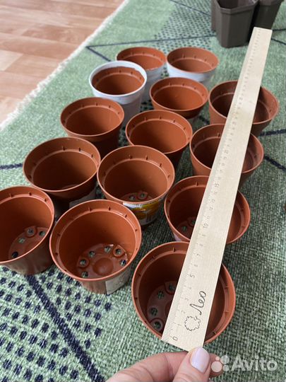 Горшки для рассады, транспортировочные кашпо