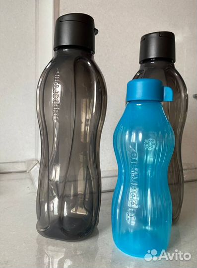 Бутылка для воды, для фитнеса 1л черная