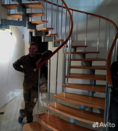 Металлокаркасов лестниц Изготовление