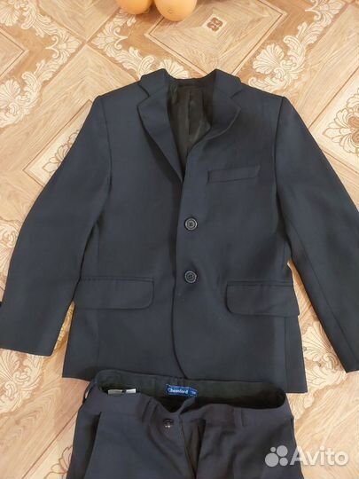 Школьный костюм для мальчика 128 синий