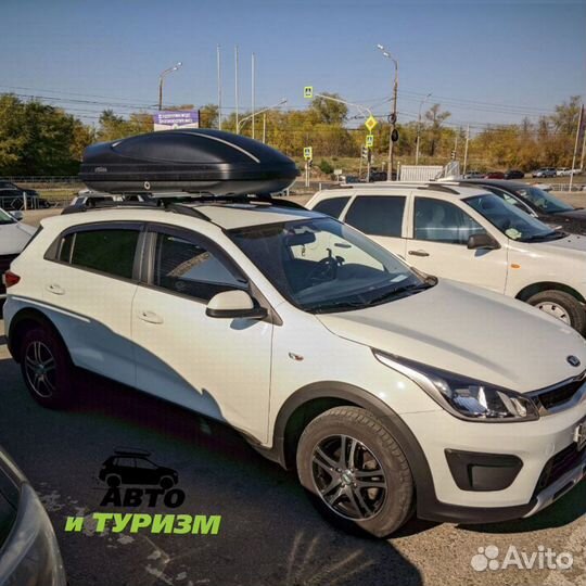 Автобокс багажник Koffer A-430 на Kia Rio X-line