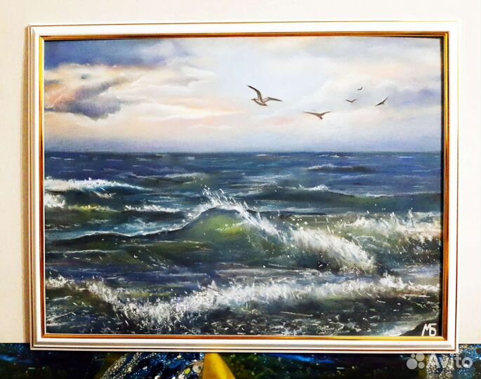 Картина с морским пейзажем 